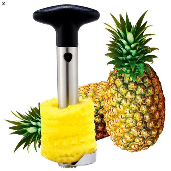 1 pc Hot Sale Stainless Steel Fruit Pineapple Corer Slicers Peeler Parer Cutter Kitchen Easy Tool