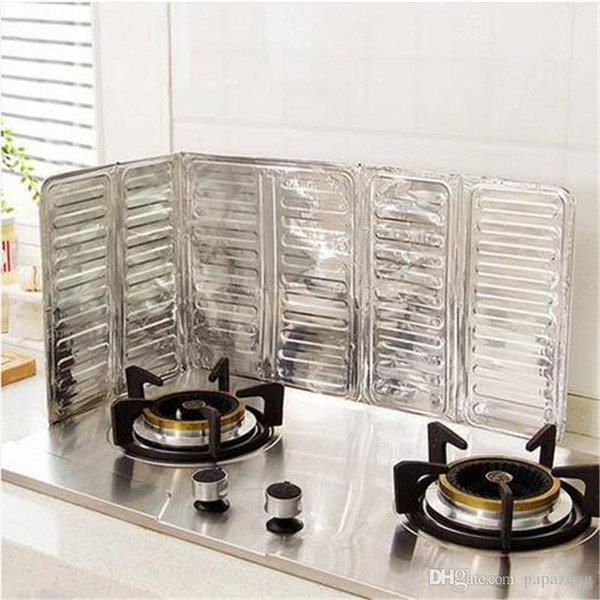 Wholesales Aluminum Frying Pan Oil Splash Screen Cover Kitchen Cooking Oil Splash Guard Board Anti Splatter Shield Kitchen Tool