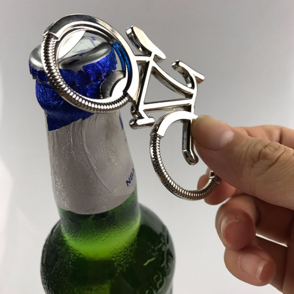 Cute Fashionable Bike Bicycle Metal Beer Bottle Opener keychain key rings for bike lover biker Creative Gift for cycling