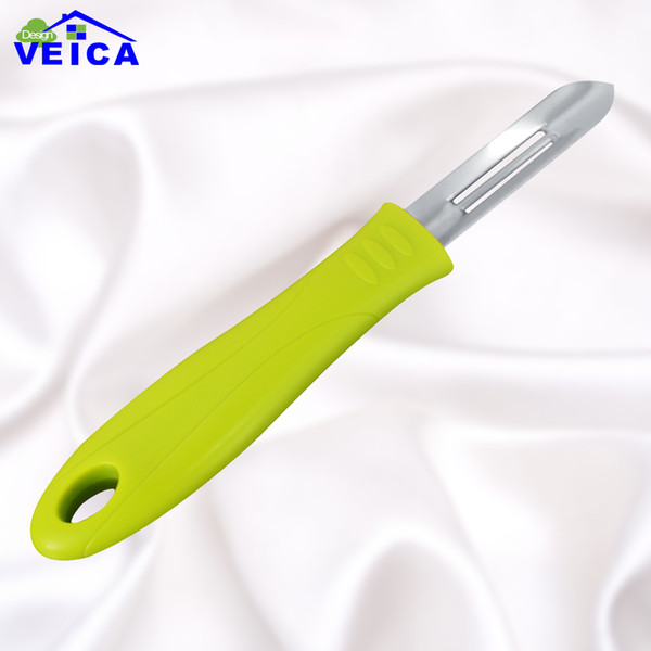 Hot Sale Stainless Steel Antislip Fruit Vegetable Potato Peeler Knife Slicer Peel Blade Tool For Kitchen