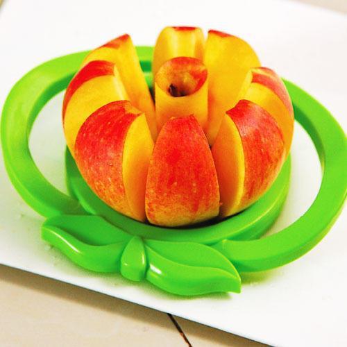 Free Ship ABS+ stainless steel Apple Slicer Corer Cutter Pear Fruit Divider Tool Comfort Handle for Kitchen Multi-function Apple Peeler