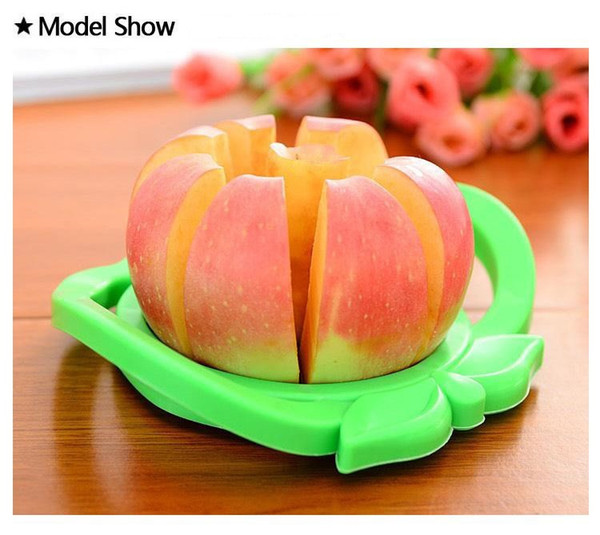 Free Shipping ABS+ stainless steel Apple Slicer Corer Cutter Pear Fruit Divider Tool Comfort Handle for Kitchen Multi-function Apple Peeler