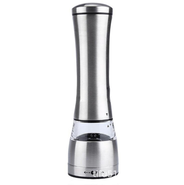 Pepper Grinder Salt Muller Manual Rotatory Pepper Mills Stainless Steel Plastic Funnel Grinder Machine for Cooking Kitchen