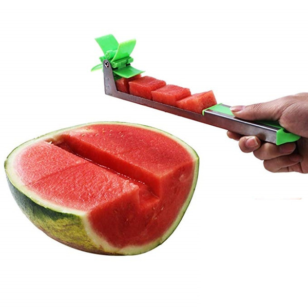 Stainless Steel Watermelon Slicer Cutter Knife Corer Fruit Vegetable Tools Kitchen Gadgets