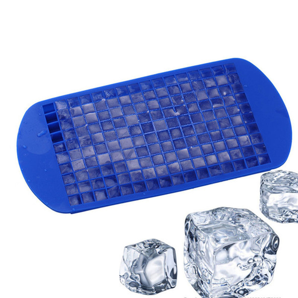 160 Grids Silicone Ice Cubes 5 colors Eco-Friendly silicone square ice maker Tray kitchen bar tools