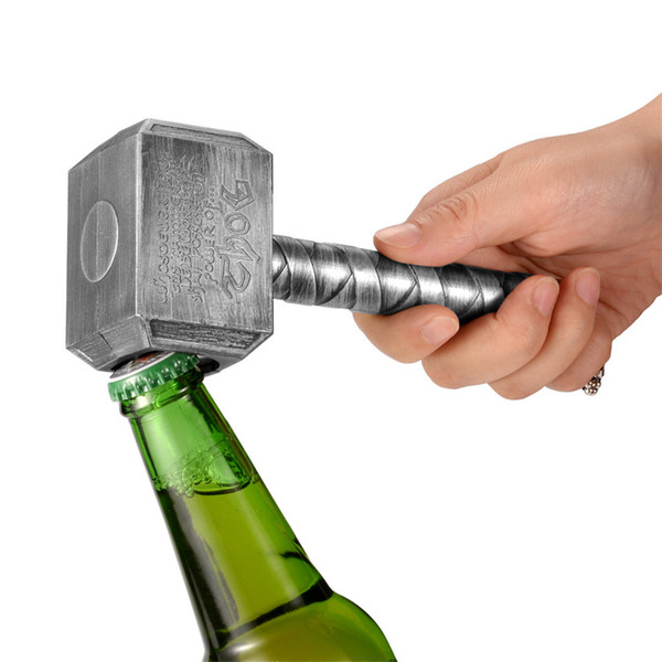 Beer Bottle Openers Hammer of Thor Shaped Bottle Opener Wine Corkscrew Beverage Wrench Jar Openers For Dinner Party Bar