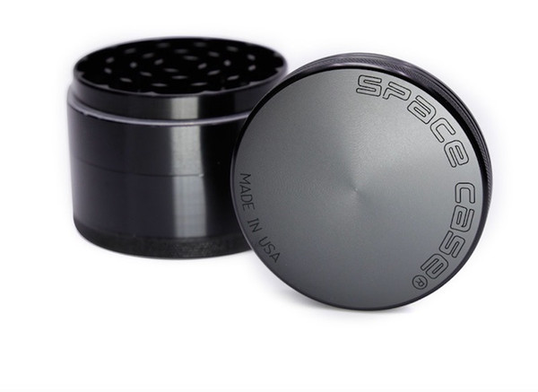 DHL free Space Case Grinder Herb Grinders 63mm 4 layer Tobacco Smoke Cigarette Smoke Cigarette VS Sharpstone Grinder