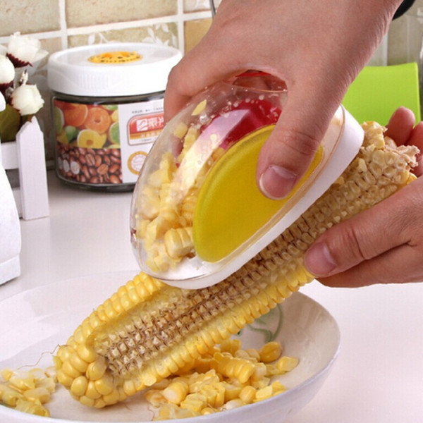 Magic Cooking Tools Car Shape Corn Stripper Facilitate Corns Separator Stripped Device Kitchen Accessories Gadgets peeler remover