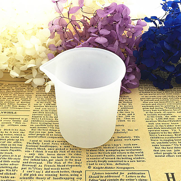 Reusable 100ml Transparent Measuring Cup With Scale Silicone Measuring Tools For DIY Baking Kitchen Bar Dining Accessories XHH7-1068