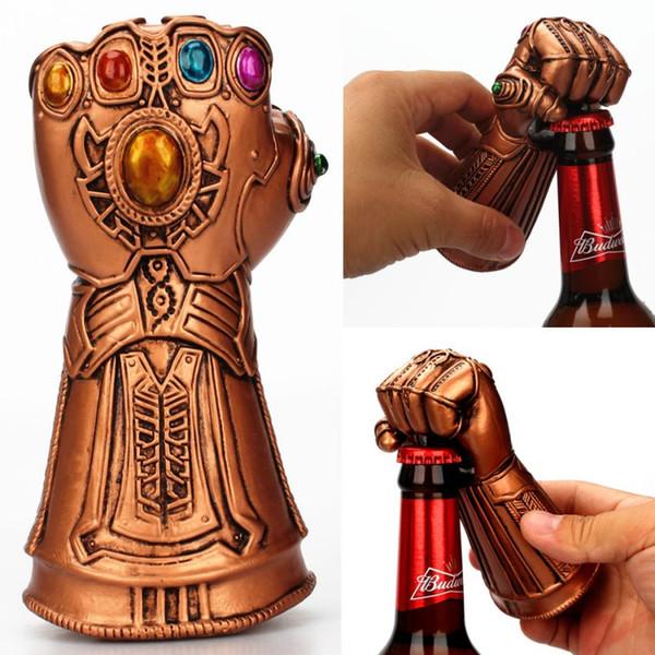 Creative Multipurpose Infinity Thanos Gauntlet Glove Beer Bottle Opener Fashionable Useful Soda Glass Cap Remover Tool Household