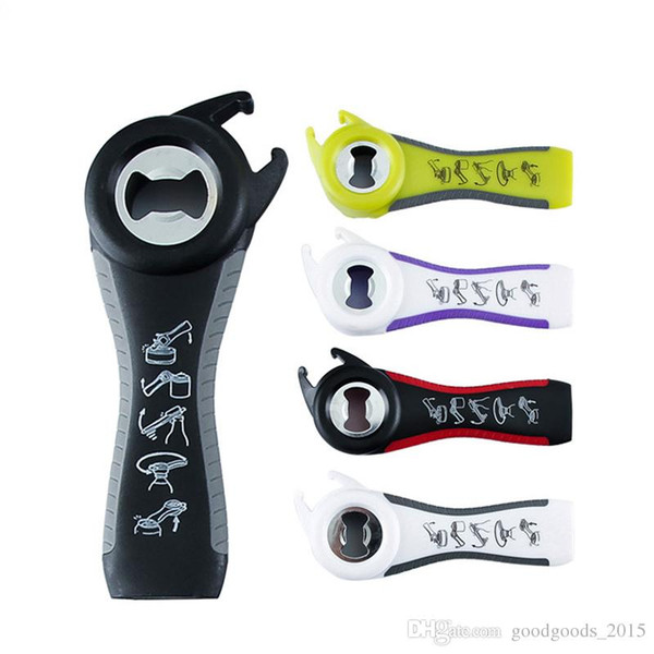 Multifuctional All In One Opener Bottle Opener Jar Can Kitchen Manual Tool Gadget Multifunction New c401