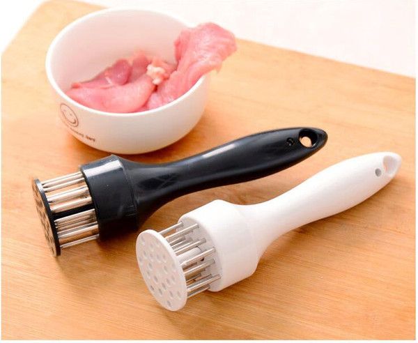 Profession Handheld Meat steak Tenderizer Needle With Stainless Steel needle Kitchen Tools for cooking 5PCS/LOT free shipping