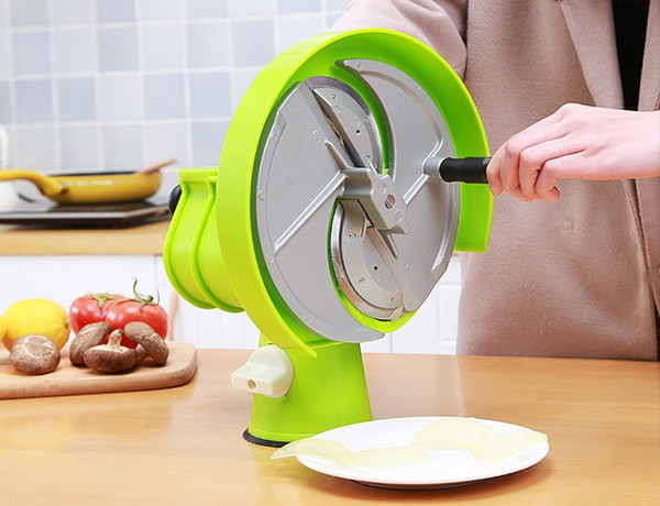 multi function manual vegetable fruit slicer household lemon apple ginger slicer machine kitchen cucumber potato pineapple slicer LLFA