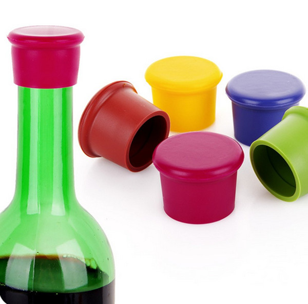 Wine Beer Cap 5colors Fashion Creative Home Silicone Wine Beer Cover Bottle Cap Stopper