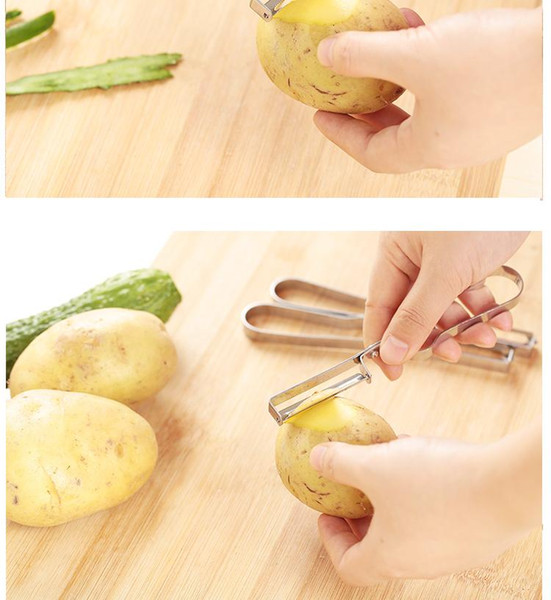 Stainless steel paring knife fruit peeler apple potato peeler fruits planing leather multifunction leather knife Knife