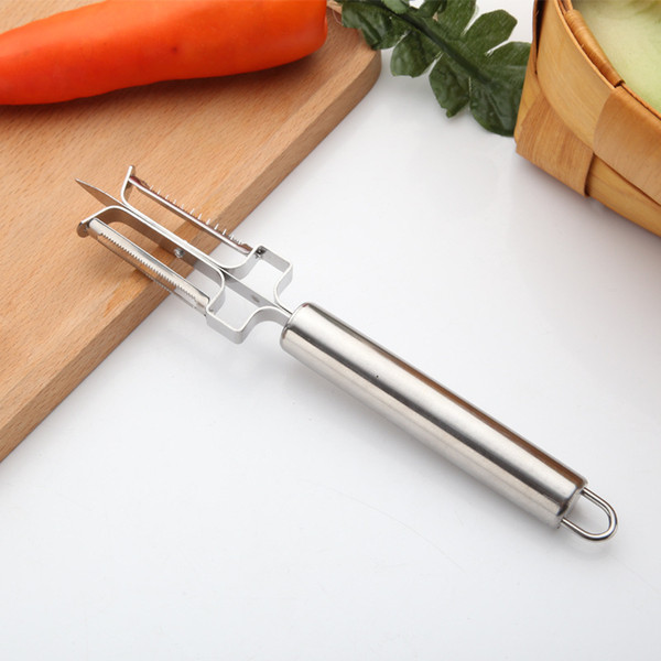 Three-in-one planer fruit peeling knife multi-function stainless steel peeler melon planer factory wholesale