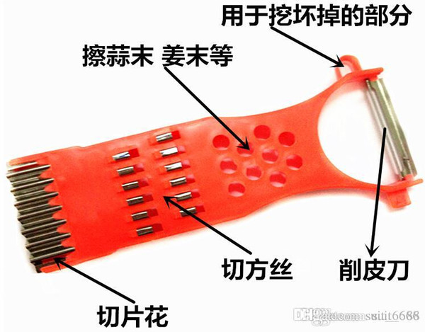 Cheap fruit peeler fruit knife multifunction peeler peeler grater stainless steel melon plane