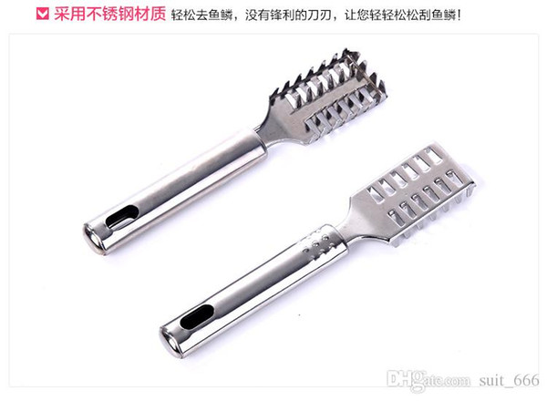 Quality stainless steel scales planing device scraping scales scales quickly to the kitchen scales scales brush tool washboard