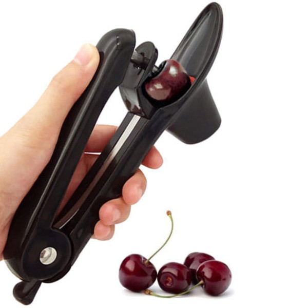 Cherry Pitter Corer Handheld Grip Cherry Olive Remover Stone Seed Squeeze Grip Corers Portable Fruit Gadget Kitchen Tools YFA258.