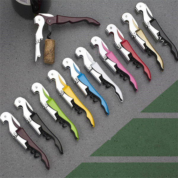 Promotional Wine Opener Wine Bottle Opener Wine Tool Wholesaler Eight Colors Can be Choosen Metal Opener