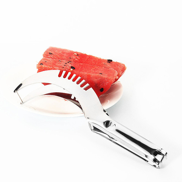 Simple to Use Manual FDA Approved Glossy 18/0 Stainless Steel Melon Slicer Melon Cutter Melon Shredder