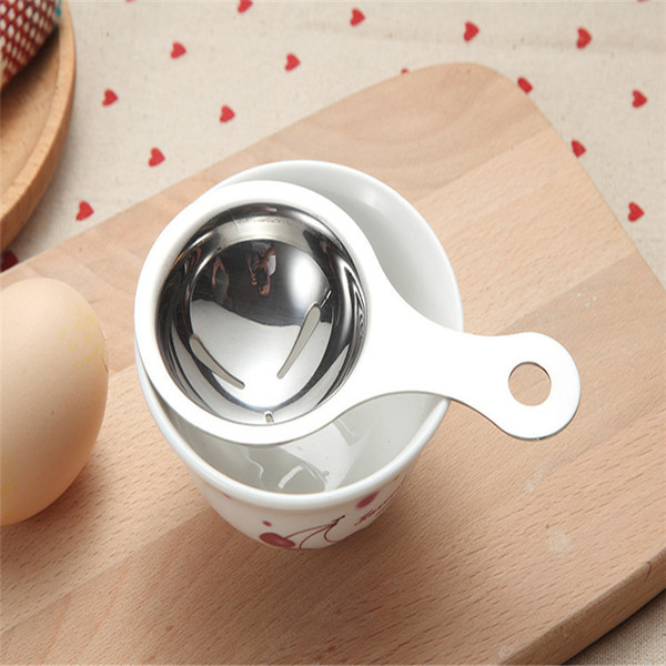 Wholesale Kitchen Accessories Food Grade Stainless Steel 304 Egg Yolk White Divider Egg Separators Egg Dividers