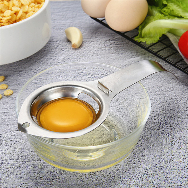 Kitchen Use Fine Design 304 Stainless Steel Egg White Separator Egg Separator Egg Divider with Long Holder