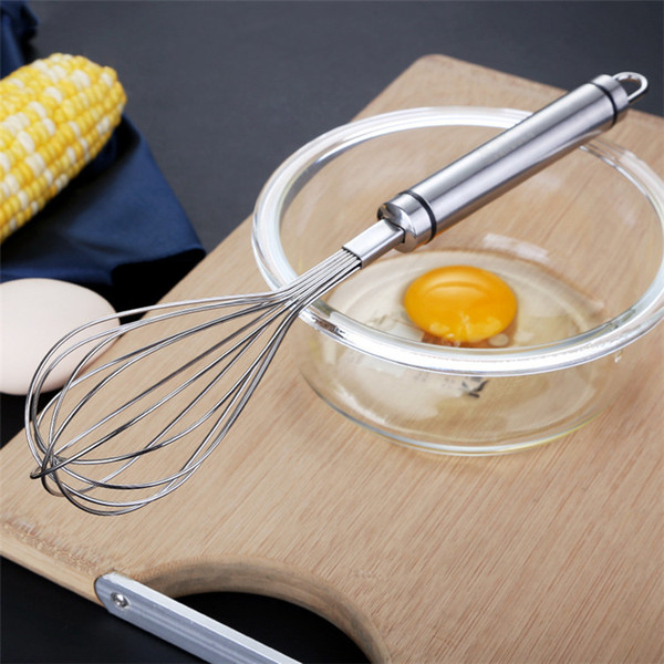 High Grade Kitchen Use Egg Tools 12 Inches Stainless Steel 304 Cream Whisk Egg Mixer Egg Beater