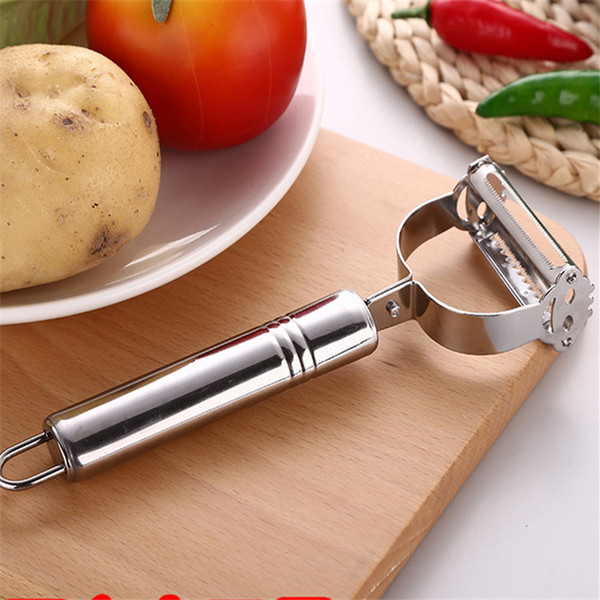 Creative Smile Face Design Stainless Steel Peelers, Bulk Sale Kitchen Use Metal Vegetable and Fruit Peelers