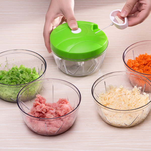 Multifunction Vegetable Chopper Cutter Processor Chopper Garlic Cutter Vegetable Fruit Twist Shredder Manual Meat Grinder juice