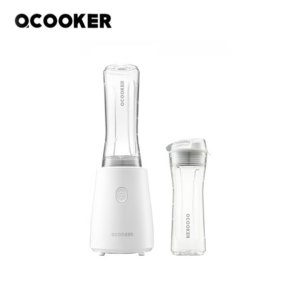 QCOOKER 4-leaf Blade Electric Juicer Fruit Vegetable Juice Mixer