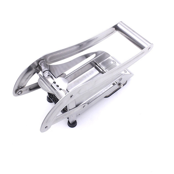 Stainless Steel French Fry potato strip cutter Potatoes chips cutting machine hand push Fries Chopper Slicer