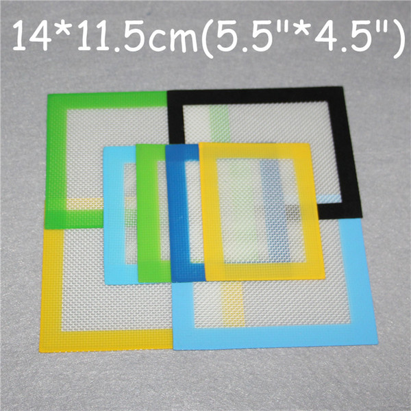 100pcs Silicone Wax Pads square dry herb mat barrel drum 26ml silicon oil mats dabber tool square baking mat