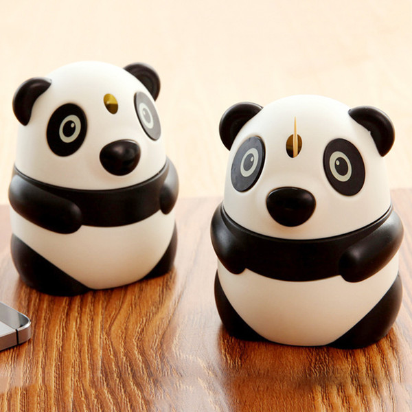 New Arrival Hot Cute Fashion Chinese Panda Design ABS Toothpick Holder Automatic Toothpick Tool free shipping