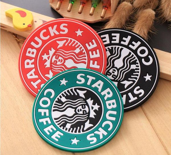 For 2019 new Silicone Coasters Cup thermo Cushion Holder Starbucks sea-maid coffee Coasters Cup Mat free ship