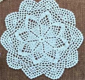 Free fashion European design 20pics/lot 25cm Round cotton crochet cup mat pads for home decoration placemat napkin felt flowers