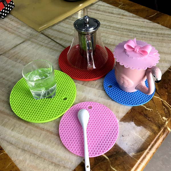 Table Silicone Pad Silicone Non-slip Heat Resistant Mat Coaster Cushion Placemat Pot Holder Kitchen Accessories Cooking Utensils