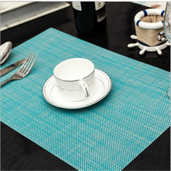 Hotel Restaurant Modern Placemats Colorful Cup Coasters Mats Table Mats Bowl Pad Heat Insulation Slip Ressistant Dining Bar Mat free ship