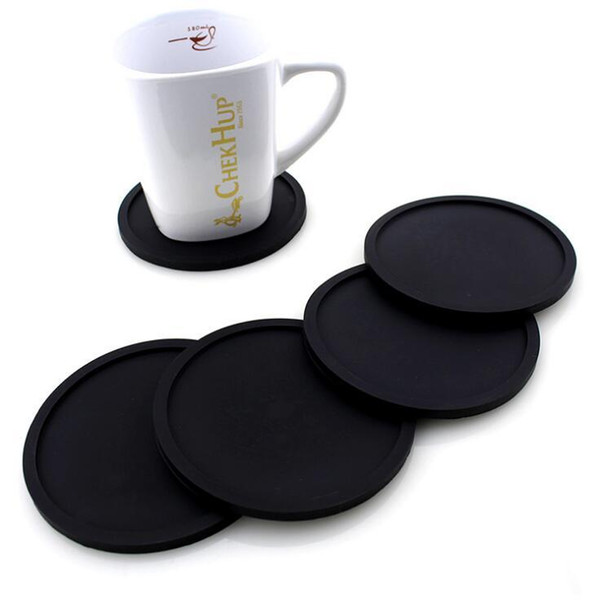 20 pcs/set Wholesale Silicone Drink Coaster Placemats For Table Mats For Dinner Table Placemat Silicone Cup Pads Set Kitchen