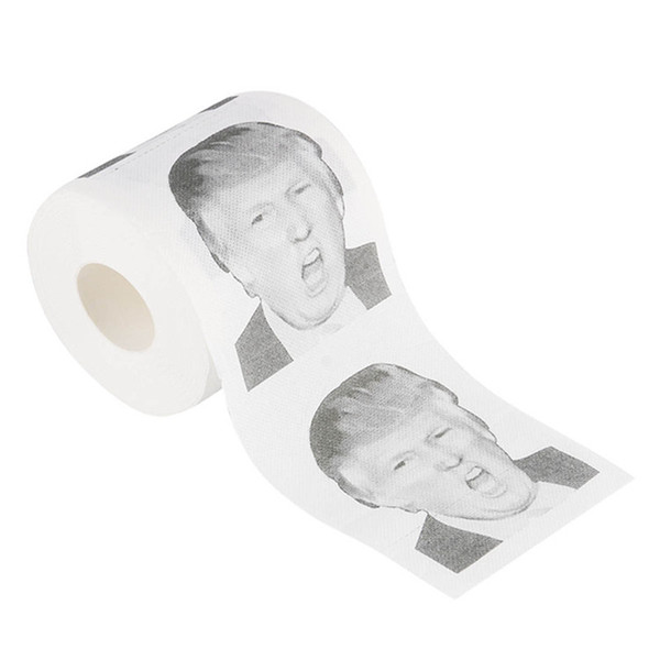 Funny Toilet Paper Donald Trump Humour Toilet Paper Roll Novelty Funny Kiss Gift Prank Joke