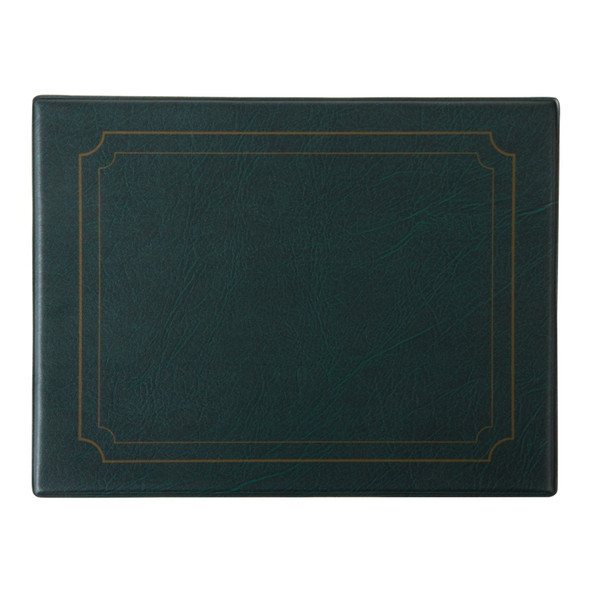 PVC Placemats waterproof tabel mats Coasters Green 205X265mm