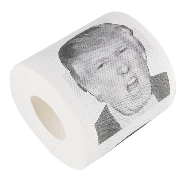 Fashion Donald Trump Humour Toilet Roll Paper Novelty Funny Gag Gift Dump with Trump Napkins Gifts Funny Decorations