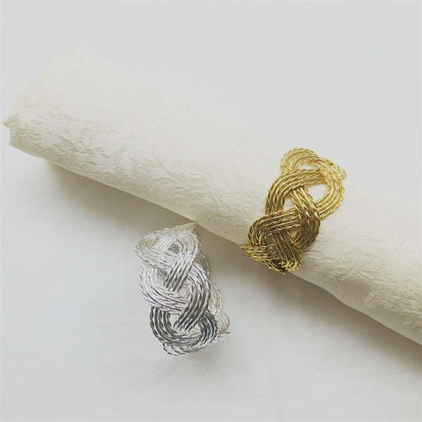 Unique Party Napkin Rings Weddings Napkin Rings Gold Stainless Steel Napkin Rings Silver Supply Table Decoration