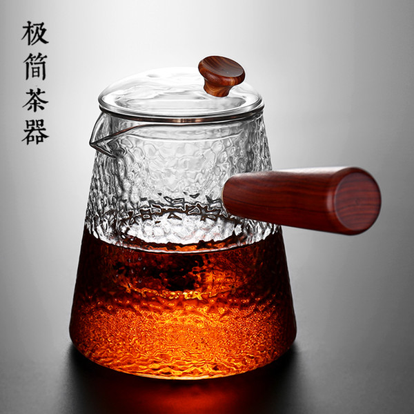 Heat-resistant glass side of the boiling teapot filter steaming teapot Tea making device high temperature tea set teahouse