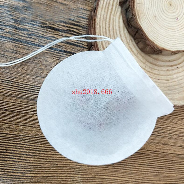 free shipping Creative Round Shape Tea bags, Disposable food grade Filter Paper Bags coffee bags, fill in 1-4g