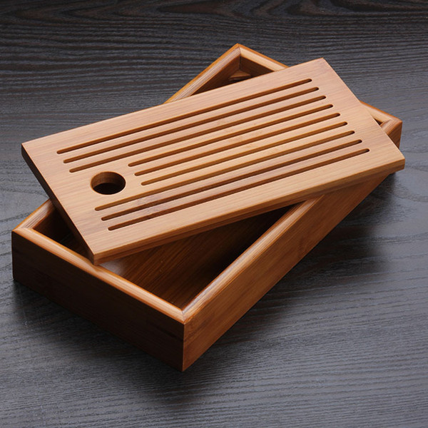 Chinese culture Tea Set kung fu traditions Bamboo tea tray solid wooden tea board free shiping