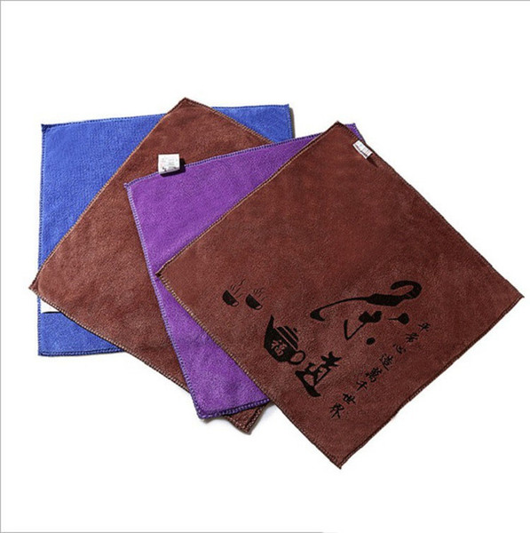 Tea Cloth Absorbent Strong Tea Napkins Nice Gift Tea Towels 1 PCS Superfine Fiber 30*30cm