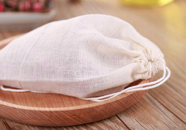 hot sale 10*15cm pure cotton foot bath bags for gauze marinade fragrant steamed wormwood leaves herbal foot bubble bags