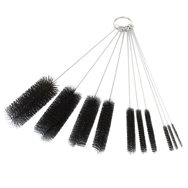 10 Pc Brush Set - Mini Nylon 4inch Kitchen Bottle Cleaning Brush Tool &Wholesales