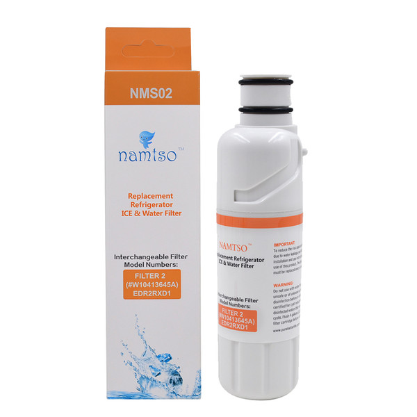 Wholesale Hight Quality NEW Brand Namtso NMS02 Refrigerator Ice & Water Filter Replacement for Whirlpool Filter 2 EDR2RXD1 W10413645A